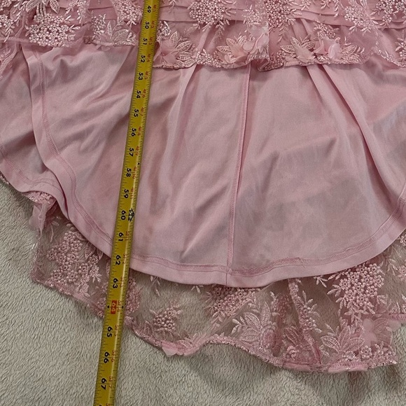 Lulus Radiant Expectations Pink Embroidered Floral Bustier Maxi Dress Size XS - Picture 12 of 17